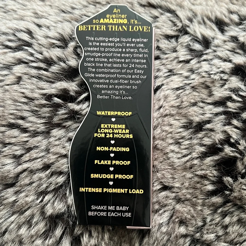 TOO FACED Better Than Love Waterproof Liquid Eyeliner DEEPEST BLACK